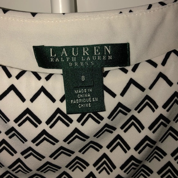 Ralph Lauren Stretchy Classic B&W Dress - Picture 4 of 7
